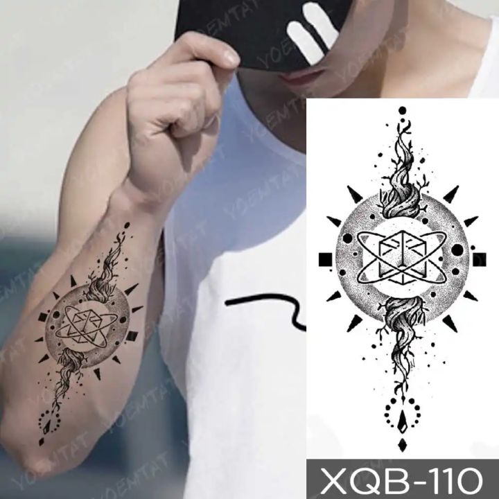 Waterproof%20Temporary%20Tattoo%20Sticker%20Mechanical%20Robot%20Gear%20Flash%20Tattoos%203D%20Bionic%20Electricity%20Body%20Art%20Arm%20Tatoo%20Women%20Men%20-%20Image%207