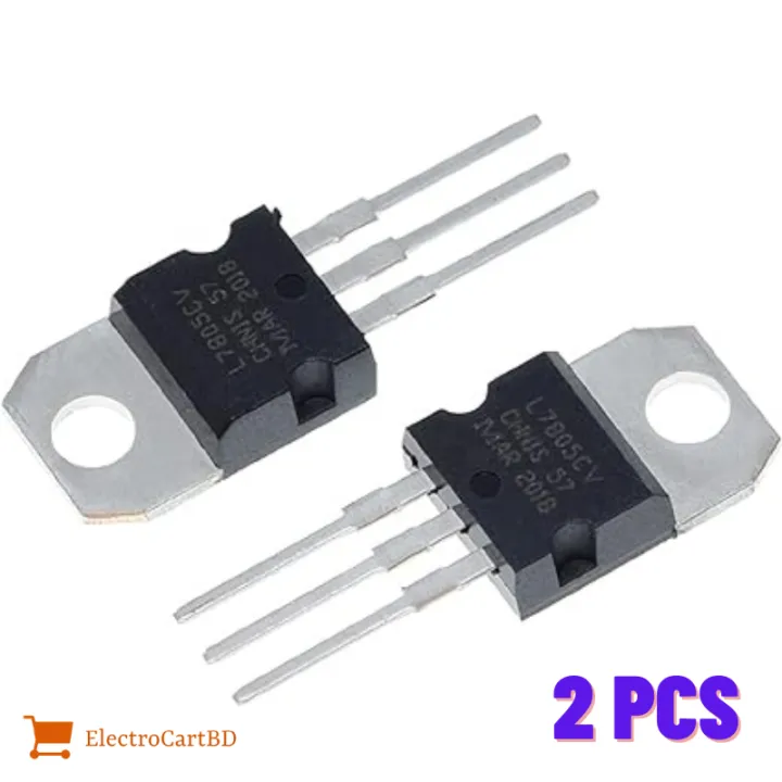 2PCS-%20A%20Class%20LM7805%20L7805CV%205V%201.5A%20Voltage%20Regulator%20IC%203%20Pin%20Package%20Fixed%205V%20Positive%20Voltage%20Regulator%20IC%20-%20Image%202