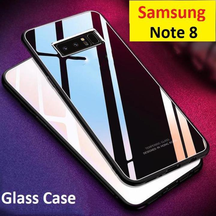For Samsung Galaxy Note 8 Glass Case Premium Quality Glass Case Phone Back Cover