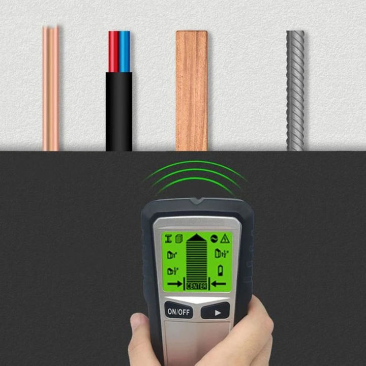 KOGEEK%20Stud%20Finder%20Wall%20Scanner%205%20in%201%20Multi-function%20Electronic%20Wall%20Detector%20Smart%20Stud%20Nail%20Finder%20Sensor%20Locator%20Me-tal%20Detector%20with%20LCD%20Display%20for%20Me-tal%20Wood%20Studs%20Live%20Wire%20Cable%20Rebar%20Detection%20-%20Image%202