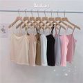 1p Women's Cotton Camisole Slip Color Semis Bra Multicolor Top Slip Inner Lingerie & Underwear -1p. 