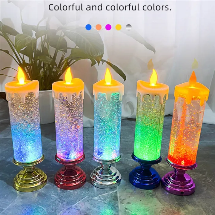 LED%20Christmas%20Candles%20Colour%20Changing%20LED%20Water%20Candle%20with%20Glitter%20Flameless%20LED%20Candle%20Lights%20Desk%20Table%2027.5%20X%208cm%20Rose%20Red%20-%20Image%202