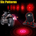 Rear Tail Fog Laser Warning Safety Light for Motorcyle or Car. Six Patterns Light. 