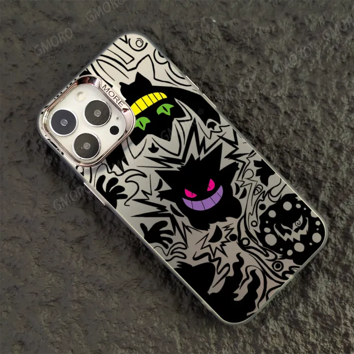 Tide%20brand%20Geng%20ghost%20dark%20wind%20phone%20case%20Apple%2015%20color%20silver%20case%20iphone13%20hard%20shell%2014%20pro%20case%2011%20pro%20-%20Image%204
