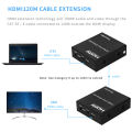 HXSJ HW-YD120 HDMI Extender over TCP IP FUll HD 1080P via UTP STP Cat5/5e/Cat6 by Rj45 120M HDMI Transmitter Receiver HDMI splitter.