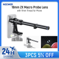 NEEWER 18mm 2X Macro Probe Lens with 17mm Thread for Phone Cage/Phone Case with 17mm Lens Adapter for iPhone Samsung. 