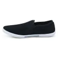 Black Casual Slip-On Shoe For Men.