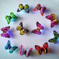 1 Pcs Glowing Butterfly 3D Wall Sticker Night Light For Wedding Decoration Magnet Butterflies Fridge Decals Home Room Decor.