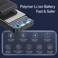 Awei P6K 20000mAh Powerbank 2.1A Fast Charging Dual USB Port Micro USB and Type C Input Portable Power Bank.