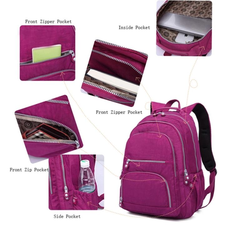 TEGAOTE%20Mochila%20Feminina%20Nylon%20School%20Bags%20for%20Girls%202023%20Nylon%20Waterproof%20Travel%20Back%20Packs%20Bag%20Women%20Laptop%20Bagpack%20-%20Image%203