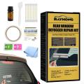 Car Rear Window Defogger Repair Kit DIY Quick Repair Scratched Broken Defroster Heater Grid Lines Professional Care Accessories. 