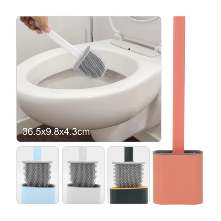 Silicon%20Toilet%20Cleaning%20Bush%20And%20Holder%20Set%20with%20Wall%20Hook%20-%20Multicolor%20-%20Image%205
