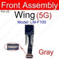 Rear Main Front Camera For LG Wing 5G F100 Back Primary Front Selfie Facing Pop-up Camera Flex Cable Replacement. 
