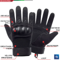 Military Grade Motorcycle Riding Tactical Outdoor Riding Fitness Hiking Full Finger Gloves.