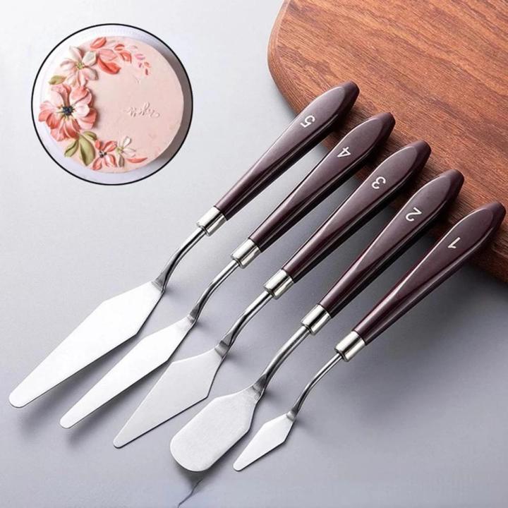 Stainless%20Steel%20Spatula%20Palette%20Oil%20Painting%20Scraper%20Artist%20For%20Color%20Mixing%20Painting%20Tools%20-%20Image%202
