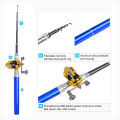 Ultra Short Pocket Rods Steelhead Fishing Rods Small Micro Mini Fishing Rods 1m 1.4m 1.6 Drum Reel Ice Fishing Creek. 