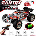 GC 1:18 Brushless RC Cars Remote Control Car With Colorful Lighting System Zinc Alloy Gears Hydraulic Shock Absorbers.