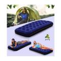 Flocked Single Air Bed Camping Mattress 30"*75"*10" inch. 