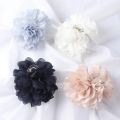 Fabric Big Flower Hair Claw Clips Women Girls Soft Chiffon Flowers Ponytail Holder Hair Clamps Barrette Fashion Hair Accessories.