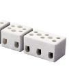 Big Size Ceramics Terminal Blocks 2 IN 2 OUT, 3 IN 3 OUT High Temperature Ceramic Connectors 25A/ 30A.