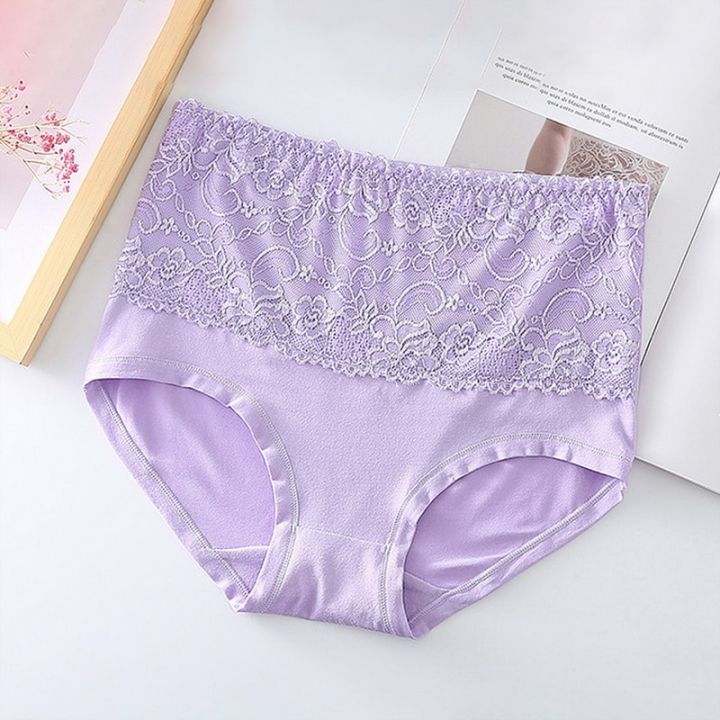 Plus%20Size%20Women%20Panties%205xl%206xl%20High%20Waist%20Seamless%20Underwear%20Soft%20Cotton%20Panty%20Breathable%20Big%20Size%20Briefs%20Lace%20Panties%20-%20Image%202