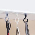 Nail Free Traceless Household Ceiling Hook Hole Free Large-Sized Mosquito Net Bed Curtain Hook Adhesive Kitchen Load-Bearing.