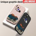JIUMOO For Redmi Note 7 Redmi Note 7 Pro Note 7s Case Fashion Simple Mountain Thin New Design Leather Soft Back Cover Camera Protect Cases Shockproof Casing. 