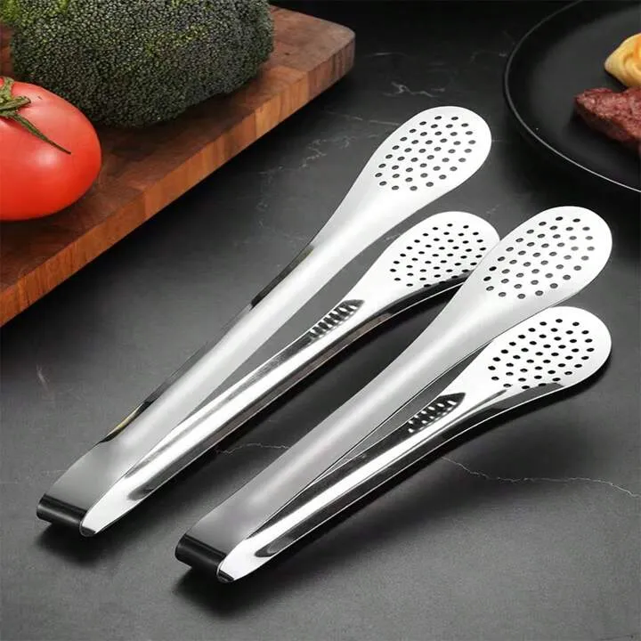 3%20PC%20Kitchen%20Food%20Stainless%20Steel%20Tool%20Heat%20Bread%20Salad%20BBQ%20Cooking%20Serving%20Utensil%20Bead%20Clip%20Clamp%20Meat%20Barbecue%20Tools%20Buffet%20-%20Image%205