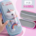 BDYD Premium 3D EVA Pencil Box for Kids | Cartoon Space Unicorn Dinosaur Rabbit Pencil Case | Hard Shell Large Capacity School Stationery Organizer | Birthday Gift for Boys & Girls.