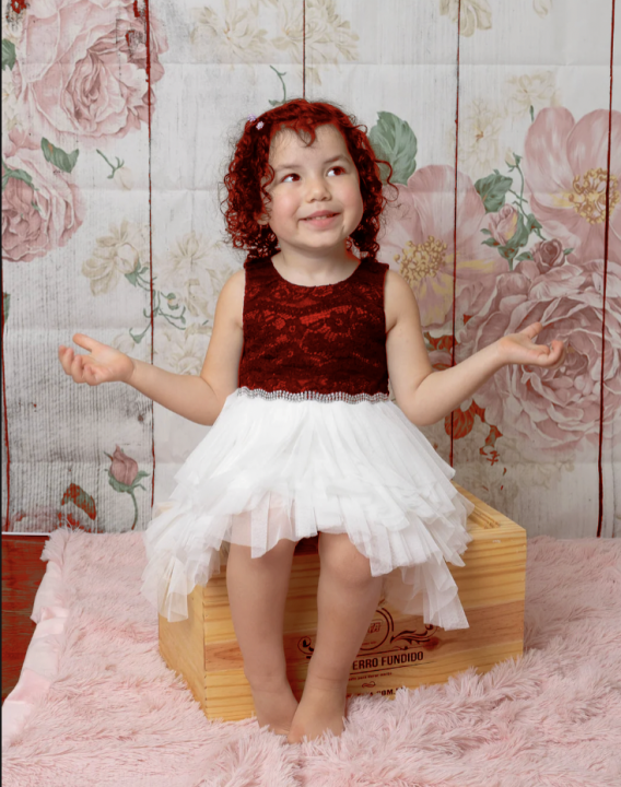 Baby Girl Party Dress: Red and White Frocks for Special Occasion