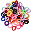 Hair Bands for Kids Girl's Mini Elastic Soft Rubber Hair Bands-100 Piece. 