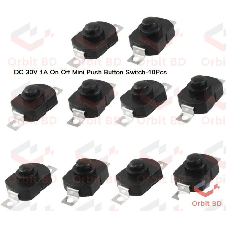 DC 30V 1A On Off Mini Push Button Switch-10Pcs | Daraz.com.bd