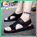 Men Sandals Mesh Comfortable Light Gladiators Casual Beach Sandals For Men Flat Black Summer Sandals Men Shoes.