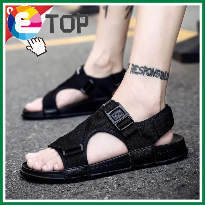 Men%20Sandals%20Mesh%20Comfortable%20Light%20Gladiators%20Casual%20Beach%20Sandals%20For%20Men%20Flat%20Black%20Summer%20Sandals%20Men%20Shoes%20-%20Image%202