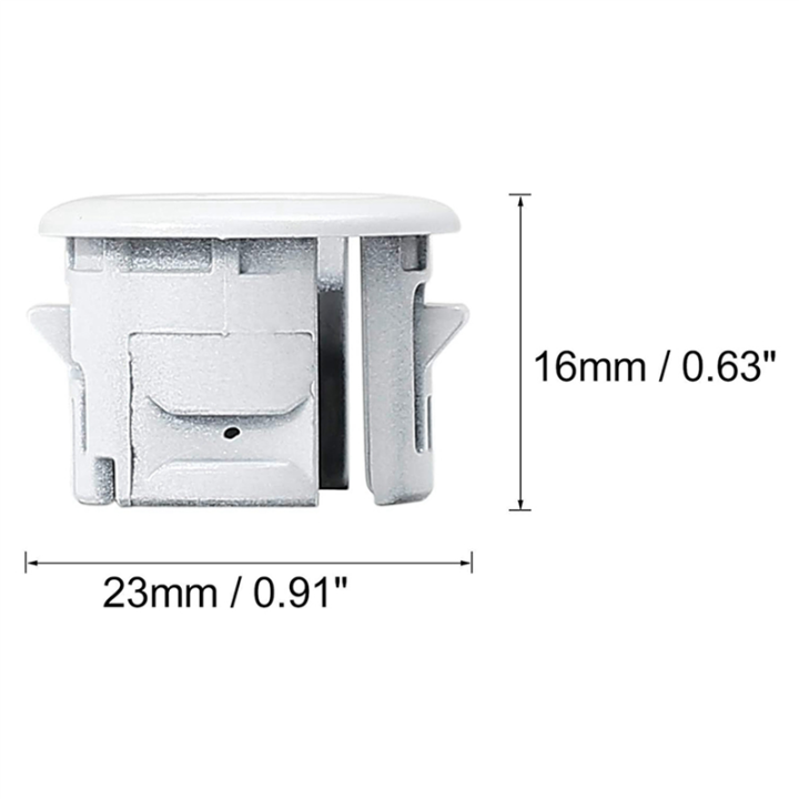 LKPCIGCXM%20Car%20Bumper%20Parking%20Assist%20Sensor%20Retainer%20Holder%20Bracket%2089348-33010%20for%20Toyota%204Runner%20Tacoma%20ES350%20HS250H,4Pcs%20White%20-%20Image%204