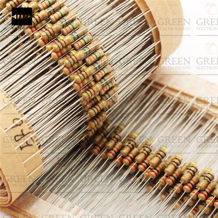 100Pcs%205.1K%20Resistor%205.1K%20Ohm%20Carbon%20Film%20Resistor%205.1K%201/4W%20Resistance%200.25%20Watt%205%25%20Tolerance%20Fixed%20Resistors%20-%20Image%206