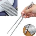 Stainless Steel Chopstick 2 Pcs (japanese/ chinese/ Korean).