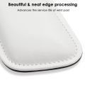 White PU Leather Non-Slip Water-proof Wrist Pillow Mat Hand Rest Cushion Wrist Support Pad Mouse Wrist Rest. 