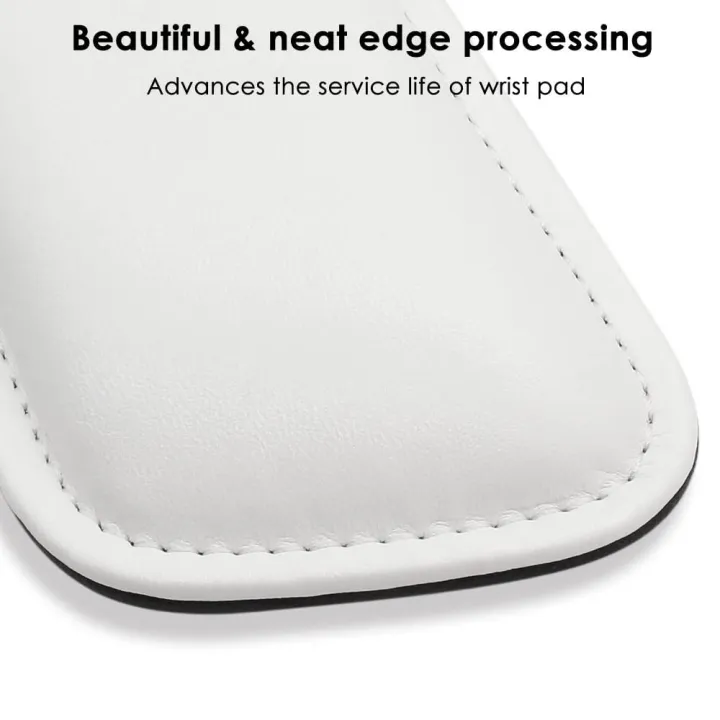 White%20PU%20Leather%20Non-Slip%20Water-proof%20Wrist%20Pillow%20Mat%20Hand%20Rest%20Cushion%20Wrist%20Support%20Pad%20Mouse%20Wrist%20Rest%20-%20Image%205