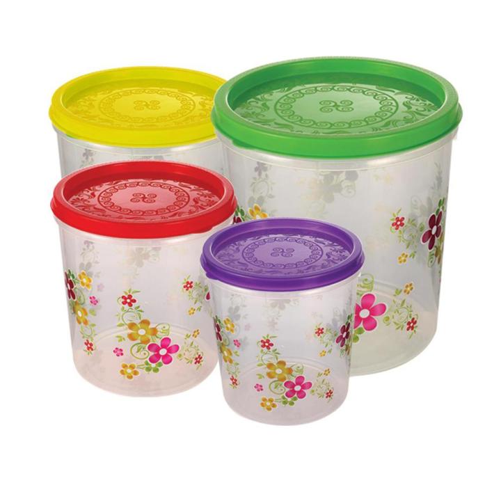 Colors Kitch Container 4 Pcs Set | Daraz.com.bd