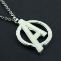 Marvel Superhero Organization Avengers Logo Letter A Pendant Necklace for Women Men Jewelry Fans Gifts Accessories.