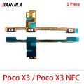 Original For Xiaomi Poco F1 F2 F3 M3 M4 X3 GT X4 Pro 4G 5G Power Switch On / Off Button Volume Key Button Flex Cable. 