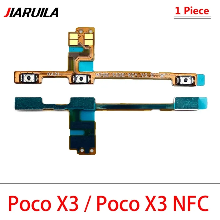 Original%20For%20Xiaomi%20Poco%20F1%20F2%20F3%20M3%20M4%20X3%20GT%20X4%20Pro%204G%205G%20Power%20Switch%20On%20/%20Off%20Button%20Volume%20Key%20Button%20Flex%20Cable%20-%20Image%202