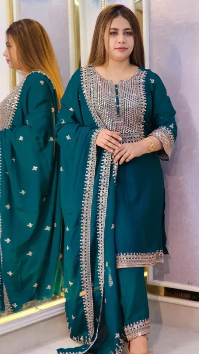 NEW%20Women%20Readymade%20three%20piece%20-%20Image%204
