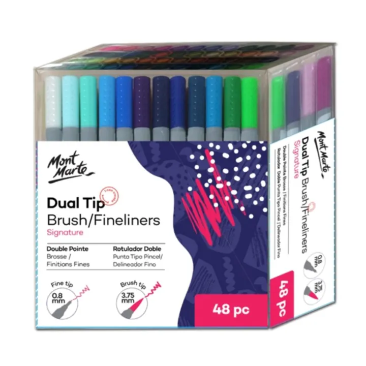 Mont%20Marte%20Signature%20Dual%20Tip%20Brush%20Fineliners%20%E2%80%93%2048%20Pieces,%20Triangular%20Grip,%20Ideal%20for%20Drawing,%20Colouring%20&%20Lettering%20-%20Image%202