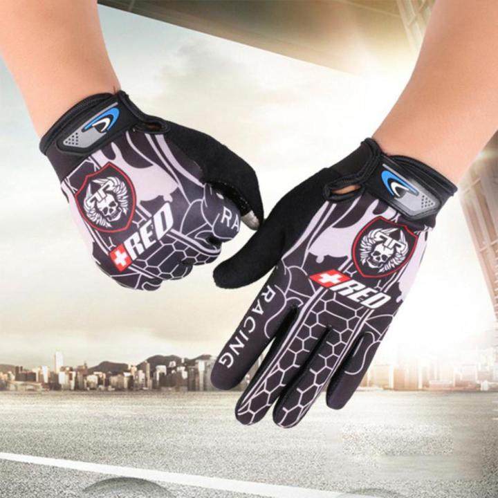 Full Finger Cycling Gloves With Anti-Slip Gel Pad - Breathable Lycra For MTB & Road Bike (Unisex) - View #2