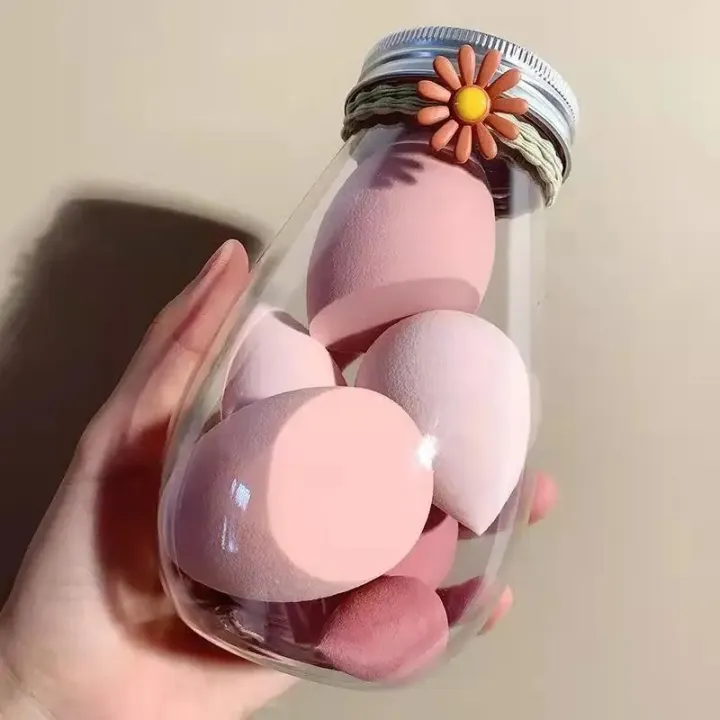 6pcs%20Makeup%20Sponge%20Face%20Beauty%20Cosmetic%20Powder%20Puff%20for%20Foundation%20Cream%20Concealer%20Make%20Up%20Blender%20Tool%20with%20Storage%20Box%20-%20Beauty%20Blender%20-%20Image%202