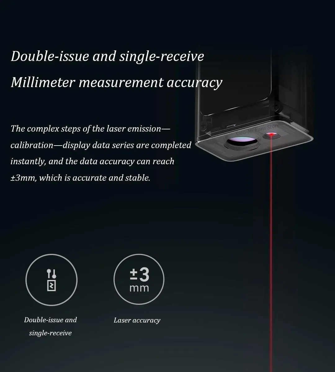 Xiaomi Smart Laser Digital Measurement Tool description image 4