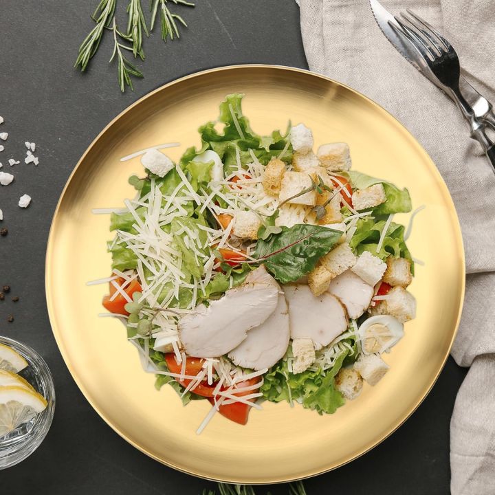 12%20Inch%20Large%20Brassl%20Plate,%2030cm%20Round%20Dinner%20Pitoler%20Plates,%20Metal%20Salad%20Steak%20Plates%20Reusable%20Dinner%20Dish%20for%20Eating%20Serving%20Camping%20Outdoor%20BBQ%20Home%20Kitchen,%20Frosted%20Gold%20-%20Image%206