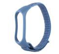 Mi Band 3, 4, 5, 6 Nylon Fabric Sport Strap with Hook-and-Loop Fastener, Comfortable Silicone Wristband for Daily Wear.